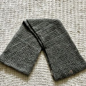 Moncler Grey Wool Scarf